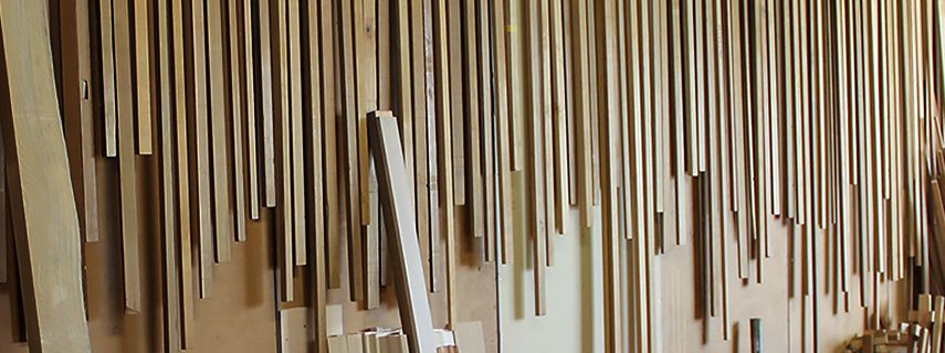 「樹齢400年の欅(けやき)と寸分違わぬ組立」